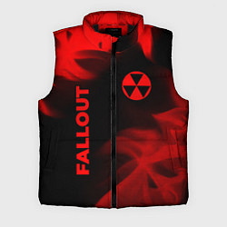 Мужской жилет Fallout - red gradient вертикально, цвет: 3D-черный