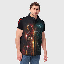 Мужской жилет Железный Человек - Доктор Дум, цвет: 3D-красный — фото 2
