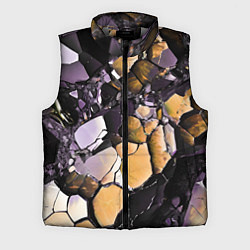 Мужской жилет Чёрно-жёлтый камень