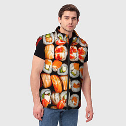 Мужской жилет Большой сет роллов, цвет: 3D-красный — фото 2