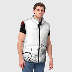 Мужской жилет Одинокий борец на просторах, цвет: 3D-красный — фото 2