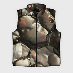 Мужской жилет Жидкая субстанция светло-коричневая