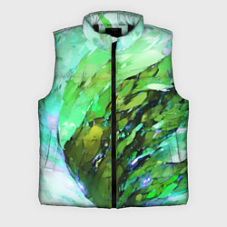 Мужской жилет Зелёная абстракция