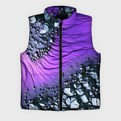 Мужской жилет Камни и фиолетовая земля