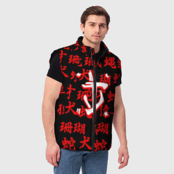 Мужской жилет Doom japan, цвет: 3D-черный — фото 2