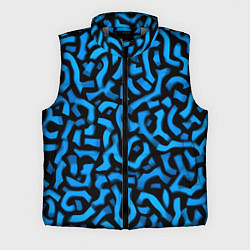 Мужской жилет Синее граффити