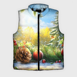 Мужской жилет Солнечный новый год