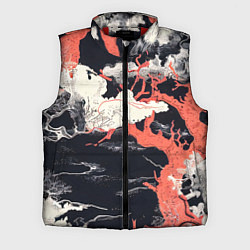 Мужской жилет Паттерн с деревьями в японском стиле - нейросеть