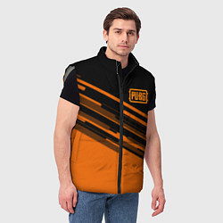 Мужской жилет PUBG geometry line, цвет: 3D-светло-серый — фото 2