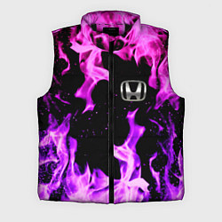 Мужской жилет Honda flame pink, цвет: 3D-черный