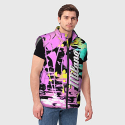 Мужской жилет Color expressive abstraction - Milano, цвет: 3D-светло-серый — фото 2