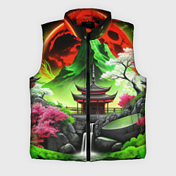 Мужской жилет Водопад японии и природа