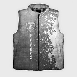 Мужской жилет Lamborghini - grey gradient по-вертикали, цвет: 3D-черный