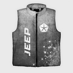 Мужской жилет Jeep - grey gradient вертикально