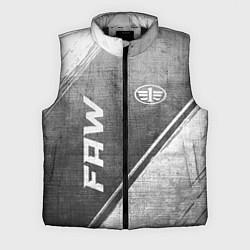 Мужской жилет FAW - grey gradient вертикально