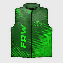 Мужской жилет FAW - green gradient вертикально