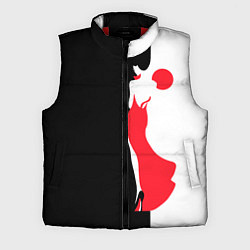 Мужской жилет Девушка в красном платье