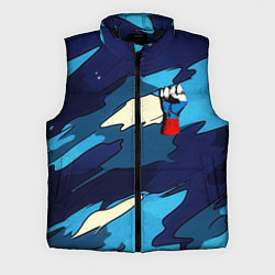 Мужской жилет Синий камуфляж русская сила