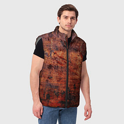 Мужской жилет Абстракция - rusty mood, цвет: 3D-светло-серый — фото 2