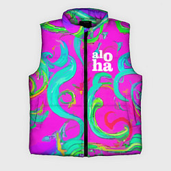 Мужской жилет Abstract floral pattern - aloha, цвет: 3D-светло-серый