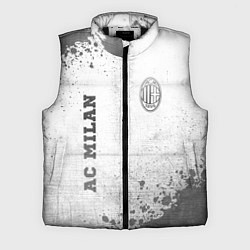 Мужской жилет AC Milan - white gradient вертикально, цвет: 3D-черный
