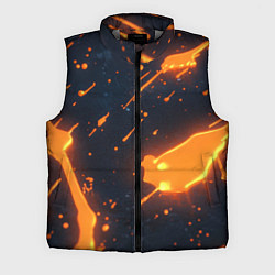 Мужской жилет Оранжевая краска в движении