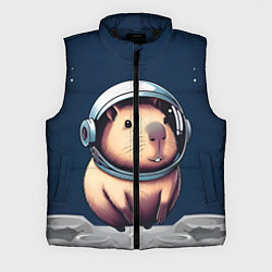 Мужской жилет Капибара космонавт в космосе
