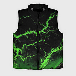 Мужской жилет Зеленая молния разлома