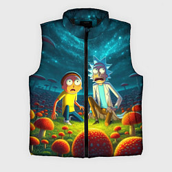 Мужской жилет Rick and Morty on the fly agaric planet