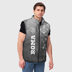 Мужской жилет Roma - grey gradient по-вертикали, цвет: 3D-черный — фото 2