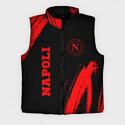 Мужской жилет Napoli - red gradient вертикально, цвет: 3D-черный