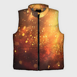 Мужской жилет Золотая блестящая текстура