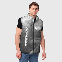 Мужской жилет Daewoo - grey gradient вертикально, цвет: 3D-черный — фото 2