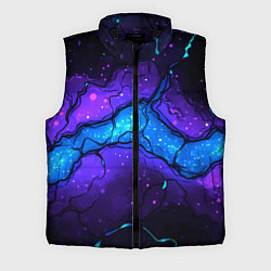 Мужской жилет Синяя звездная полоса в плите текстура