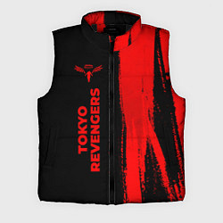 Мужской жилет Tokyo Revengers - red gradient по-вертикали, цвет: 3D-черный