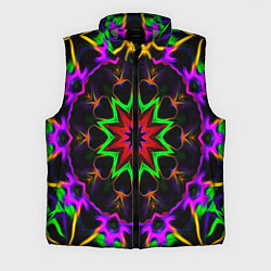 Мужской жилет Неоновая геометрия узоры