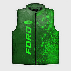 Мужской жилет Ford - green gradient по-вертикали