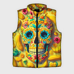 Мужской жилет Красочный летний паттерн с черепом - нейроарт