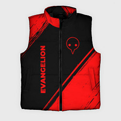 Мужской жилет Evangelion - red gradient вертикально