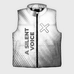 Мужской жилет A Silent Voice - white gradient вертикально