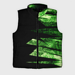 Мужской жилет Color green black