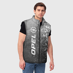 Мужской жилет Opel - grey gradient по-вертикали, цвет: 3D-черный — фото 2