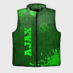 Мужской жилет Ajax - green gradient вертикально, цвет: 3D-черный