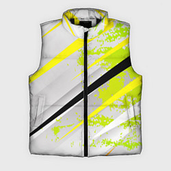 Мужской жилет Color white light green