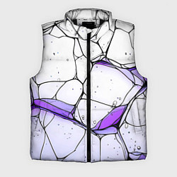 Мужской жилет Разлом белой текстуры