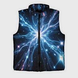 Мужской жилет Всплеск света и звезды - космическая абстракция