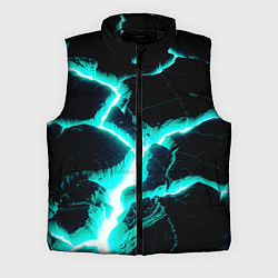 Мужской жилет Color light blue black