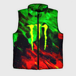 Мужской жилет Monster energy огонь лого