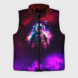 Мужской жилет Космонавт пламенный, цвет: 3D-черный