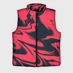 Мужской жилет Color black red